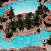 Florida's Largest Lagoon Pool is located at Shores of Panama