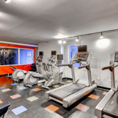 Keep up your routine with out state-of-the-art fitness center